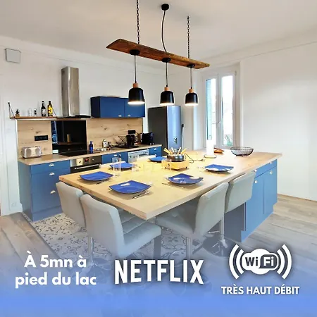 Le Bleuet - Parking Privatif - 5mn A Pied Du Апартаменты *
